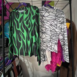 Sheer/Mesh Beautiful Top in Two Different Colors